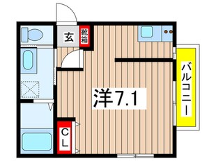 仮)中野島１丁目新築アパートの物件間取画像